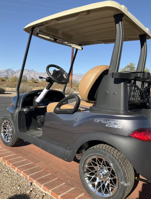 2025 CLUB CAR ONWARD LITHIUM – MIDNIGHT SILVER - Image 2