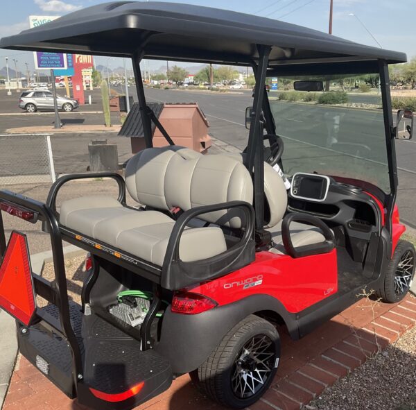 2026 Club Car LSV 4 Passenger Red - Image 3